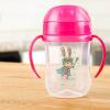 imageDr Browns Milestones Soft Spout Sippy Cup with Handles Blue Tiger Hero BPAFree 9 oz270 mL 9mPink Bunny Hero