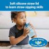 imageDr Browns Milestones Straw to 360 Cup Set Convertible Toddler Training Cup Set with Interchangeable Silicone Straw and 360 Degree Cup Lids Ocean Blue 10 oz300 mL BPA Free 9m 2 PackGreen Blue