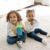 imageDr Browns Milestones Straw to 360 Cup Set Convertible Toddler Training Cup Set with Interchangeable Silicone Straw and 360 Degree Cup Lids Ocean Blue 10 oz300 mL BPA Free 9m 2 PackGreen Blue