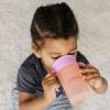 imageDr Browns Milestones Straw to 360 Cup Set Convertible Toddler Training Cup Set with Interchangeable Silicone Straw and 360 Degree Cup Lids Ocean Blue 10 oz300 mL BPA Free 9m 2 PackCoral Pink