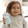 imageDr Browns Milestones Straw to 360 Cup Set Convertible Toddler Training Cup Set with Interchangeable Silicone Straw and 360 Degree Cup Lids Ocean Blue 10 oz300 mL BPA Free 9m 2 PackOcean Blue