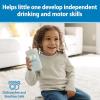 imageDr Browns Milestones Straw to 360 Cup Set Convertible Toddler Training Cup Set with Lids BlueBlueGreenBlue 10 oz300 mL BPA Free 9m 4 Pack