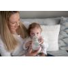 imageDr Browns Milestones WideNeck Sippy Spout Bottle with 100 Silicone Handles EasyGrip Handles with Soft Sippy Spout 9oz270mL LightPink ampamp Ecru 2Pack 6m1 Pack  Gray