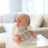 imageDr Browns Milestones WideNeck Sippy Straw Bottle with 100 Silicone Handles and Weighted Straw 9 oz270 mL Blue 6mGray