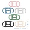 imageDr Browns Narrow Baby Bottle Handles 100 Silicone Easy Grip Removable Handles for Bottle to Sippy Cup Transition BlackEcruPink 3Pack 4mBlack  Ecru  Pink
