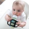 imageDr Browns Narrow Baby Bottle Handles 100 Silicone Easy Grip Removable Handles for Bottle to Sippy Cup Transition BlackEcruPink 3Pack 4mBlack