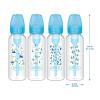 imageDr Browns Natural Flow AntiColic Options Narrow Baby Bottle 2 oz60 mL with Preemie Flow Nipple 0m 4 Pack4 Pack  8oz  Blue Nature