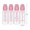 imageDr Browns Natural Flow AntiColic Options Narrow Baby Bottle 2 oz60 mL with Preemie Flow Nipple 0m 4 Pack4 Pack  8oz  Pink Floral