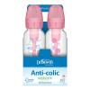 imageDr Browns Natural Flow AntiColic Options Narrow Baby Bottle 2 oz60 mL with Preemie Flow Nipple 0m 4 Pack4 Pack  8oz  Pink Floral
