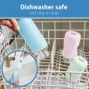 imageDr Browns Natural Flow AntiColic Options Narrow Baby Bottle 8 oz250 mL with Level 1 Slow Flow Nipple 1 Pack 0m8oz  Clear