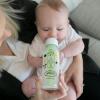 imageDr Browns Natural Flow AntiColic Options Narrow Baby Bottle Bear ampamp Owl 8 oz250 mL with Level 1 Slow Flow Nipple BPA Free 0m 2Pack