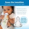 imageDr Browns Natural Flow AntiColic Options Narrow Baby Bottle Bear ampamp Owl 8 oz250 mL with Level 1 Slow Flow Nipple BPA Free 0m 2Pack