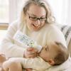 imageDr Browns Natural Flow AntiColic Options Narrow Baby Bottle Pig ampamp Frog 8 oz250 mL with Level 1 Slow Flow Nipple BPA Free 0m 2Pack