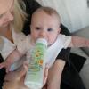imageDr Browns Natural Flow AntiColic Options Narrow Baby Bottle Pig ampamp Frog 8 oz250 mL with Level 1 Slow Flow Nipple BPA Free 0m 2Pack