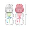 imageDr Browns Natural Flow AntiColic Options WideNeck Baby Bottles 5 oz150 mLwith Level 1 Slow Flow Nipple4 Pack0m5 oz  1 Pack