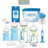 imageDr Browns Natural Flow AntiColic Options WideNeck Glass Baby Bottle 5 oz150 mL with Level 1 Slow Flow Nipple 1 Pack 0mStarter Set
