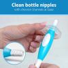 imageDr Browns Natural Flow AntiColic Options WideNeck Glass Baby Bottle 5 oz150 mL with Level 1 Slow Flow Nipple 1 Pack 0mStarter Set