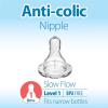 imageDr Browns Natural Flow Level 1 Narrow Baby Bottle Silicone Nipple Slow Flow 0m 100 Silicone Bottle Nipple 6 Count Pack of 1