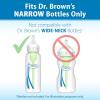 imageDr Browns Natural Flow Level 2 Narrow Baby Bottle Silicone Nipple Medium Flow 3m 100 Silicone Bottle Nipple 6 Count6 Count Pack of 1
