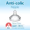 imageDr Browns Natural Flow Level 3 WideNeck Baby Bottle Silicone Nipple MediumFast Flow 6m 100 Silicone Bottle Nipple 6 Count Pack of 1Level 1  0m