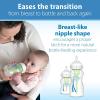 imageDr Browns Natural Flow Level 3 WideNeck Baby Bottle Silicone Nipple MediumFast Flow 6m 100 Silicone Bottle Nipple 6 Count Pack of 1Level 1  0m