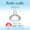 imageDr Browns Natural Flow Level 3 WideNeck Baby Bottle Silicone Nipple MediumFast Flow 6m 100 Silicone Bottle Nipple 6 Count Pack of 1Level 1  0m