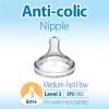 imageDr Browns Natural Flow Level 3 WideNeck Baby Bottle Silicone Nipple MediumFast Flow 6m 100 Silicone Bottle Nipple 6 Count Pack of 1Level 3  6m