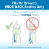 imageDr Browns Natural Flow Level 3 WideNeck Baby Bottle Silicone Nipple MediumFast Flow 6m 100 Silicone Bottle Nipple 6 Count Pack of 1Level 4  9m