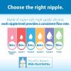 imageDr Browns Natural Flow Level 3 WideNeck Baby Bottle Silicone Nipple MediumFast Flow 6m 100 Silicone Bottle Nipple 6 Count Pack of 1Level 4  9m