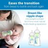 imageDr Browns Natural Flow Level 3 WideNeck Baby Bottle Silicone Nipple MediumFast Flow 6m 100 Silicone Bottle Nipple 6 Count Pack of 1Level 4  9m
