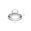 imageDr Browns Natural Flow Level 3 WideNeck Baby Bottle Silicone Nipple MediumFast Flow 6m 100 Silicone Bottle Nipple 6 Count Pack of 1Transitions Sippy Spout  6m