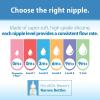 imageDr Browns Natural Flow YCut Narrow Baby Bottle Silicone Nipple Ideal for Thicker Liquids 9m 100 Silicone Bottle Nipple 6 Count