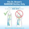 imageDr Browns Natural Flow YCut Narrow Baby Bottle Silicone Nipple Ideal for Thicker Liquids 9m 100 Silicone Bottle Nipple 6 Count