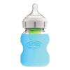 imageDr Browns Options WideNeck Glass Bottle Sleeve 100 Silicone GlowintheDark BPAFree 9 oz 1PackBlue Value Pack  5oz