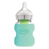 imageDr Browns Options WideNeck Glass Bottle Sleeve 100 Silicone GlowintheDark BPAFree 9 oz 1PackMint  5oz