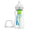 imageDr Browns Options WideNeck Glass Bottle Sleeve 100 Silicone GlowintheDark BPAFree 9 oz 1PackMint  9oz