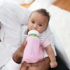 imageDr Browns Options WideNeck Glass Bottle Sleeve 100 Silicone GlowintheDark BPAFree 9 oz 1PackPink  9oz