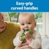 imageDr Browns Peapod Teether  Training Toothbrush Help Soothe Babys Sore Gums Soft 100 Silicone BPA Free 3mPeapod ToothbrushTeether