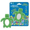 imageDr Browns Silicone Starter Spoon and Teether for Babies and Infants Turtles 1 Pack 4m1Pack  Starter Spoon