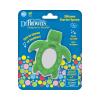 imageDr Browns Silicone Starter Spoon and Teether for Babies and Infants Turtles 1 Pack 4m1Pack  Starter Spoon