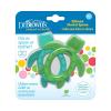 imageDr Browns Silicone Starter Spoon and Teether for Babies and Infants Turtles 1 Pack 4m2Pack  Starter Spoons