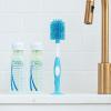 imageDr Browns Soft Touch No Scratch Baby Bottle Cleaning Brush Nipple Cleaner with Stand and Storage Clip BPA Free Blue 1Pack1 Pack