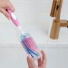 imageDr Browns Soft Touch No Scratch Baby Bottle Cleaning Brush Nipple Cleaner with Stand and Storage Clip BPA Free Blue 1Pack1 Pack