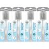 imageDr Browns Soft Touch No Scratch Baby Bottle Cleaning Brush Nipple Cleaner with Stand and Storage Clip BPA Free Blue 1Pack4 Pack