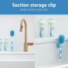 imageDr Browns Soft Touch No Scratch Baby Bottle Cleaning Brush Nipple Cleaner with Stand and Storage Clip BPA Free Blue 1Pack5 Pack