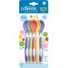 imageDr Browns TempCheck Temperature ColorChanging Spoons for Babies and Toddlers BPA Free 4 Count Pack of 1SoftTip Toddler Feeding Spoons  6 Pack