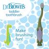 imageDr Browns Toddler Toothbrush Dinosaur Green 1Pack1 Count Pack of 1