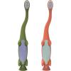 imageDr Browns Toddler Toothbrush Dinosaur Green 1Pack2 Count Pack of 1