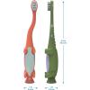 imageDr Browns Toddler Toothbrush Dinosaur Green 1Pack2 Count Pack of 1