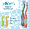 imageDr Browns Toddler Toothbrush Dinosaur Green 1Pack2 Count Pack of 1